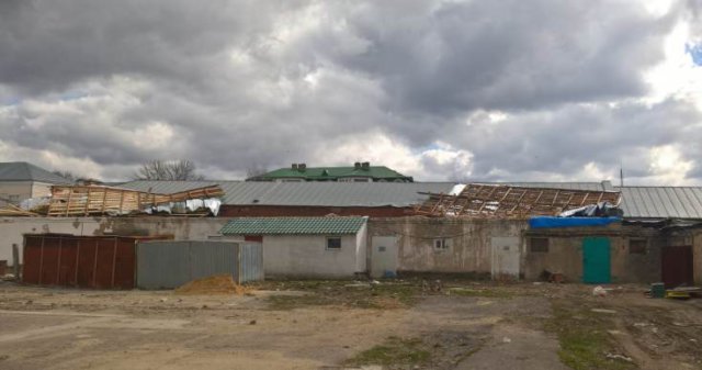 последствия урагана 21 апреля в Лебедяни