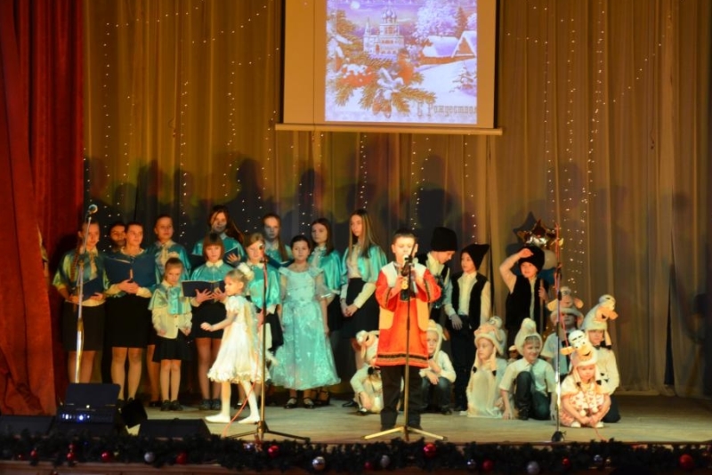 Рождественский концерт в Лебедяни 8 января 2019 года