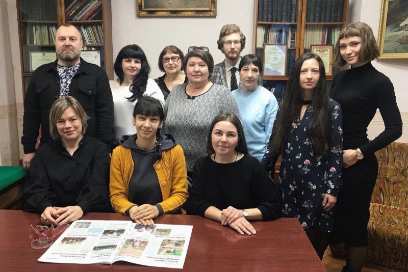 Коллектив редакции районной газеты "Лебедянские вести"