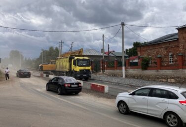 Реконструкция Елецкой улицы в Лебедяни