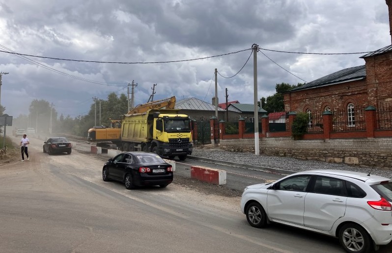 Реконструкция Елецкой улицы в Лебедяни