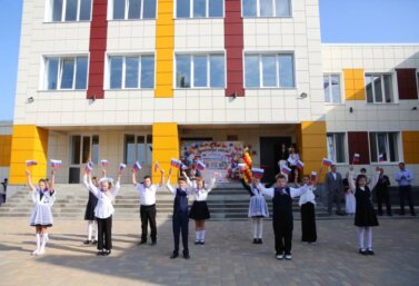 1 сентября в селе Куймань после капремонта открылась школа