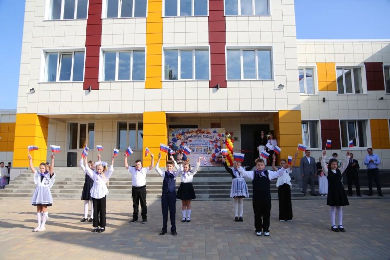 1 сентября в селе Куймань после капремонта открылась школа