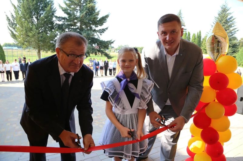 1 сентября в селе Куймань после капремонта открылась школа